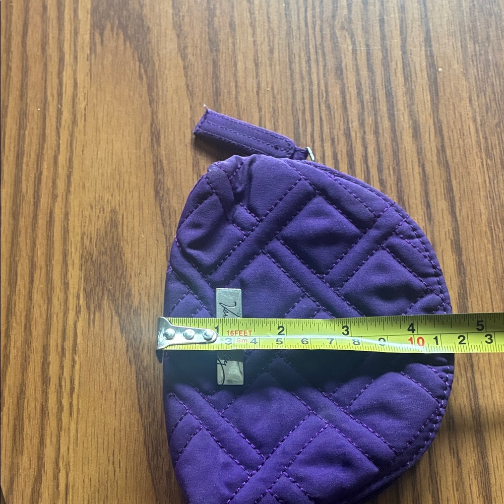 Vera Bradley Deep Purple Quilted Pouch - Picture 4 of 4